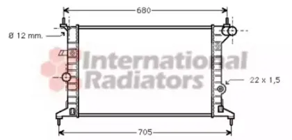 Радиатор, охлаждение двигателя VAN WEZEL купить
