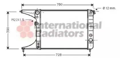 Радиатор, охлаждение двигателя VAN WEZEL купить