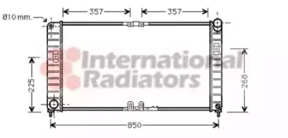 Радиатор, охлаждение двигателя VAN WEZEL купить