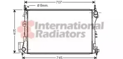 Радиатор, охлаждение двигателя VAN WEZEL купить