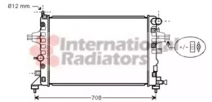 Радиатор, охлаждение двигателя VAN WEZEL купить