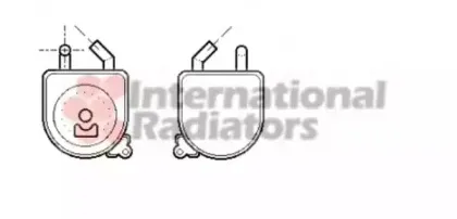 масляный радиатор, двигательное масло VAN WEZEL купить