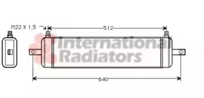 масляный радиатор, двигательное масло VAN WEZEL купить