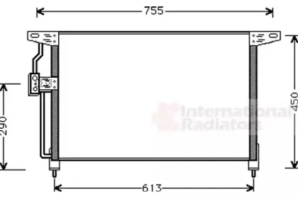 Конденсатор, кондиционер VAN WEZEL купить