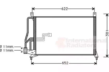 Конденсатор, кондиционер VAN WEZEL купить
