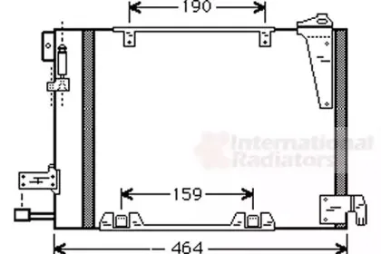 Конденсатор, кондиционер VAN WEZEL купить