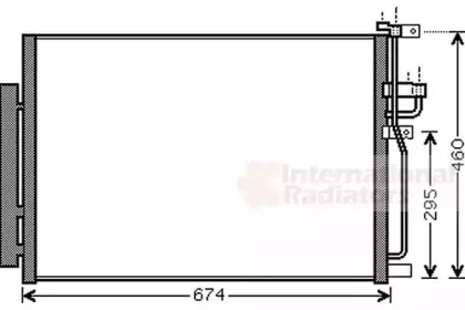 Конденсатор, кондиционер VAN WEZEL купить