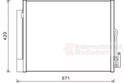Конденсатор, кондиционер VAN WEZEL купить