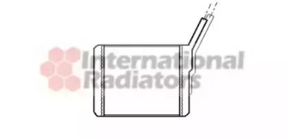 Теплообменник, отопление салона VAN WEZEL купить