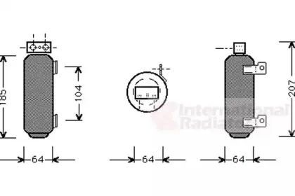 Осушитель, кондиционер VAN WEZEL купить