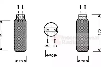 Осушитель, кондиционер VAN WEZEL купить