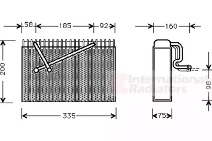 Испаритель, кондиционер VAN WEZEL купить