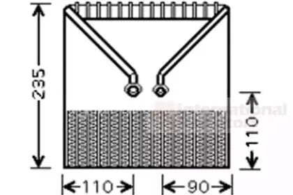 Испаритель, кондиционер VAN WEZEL купить
