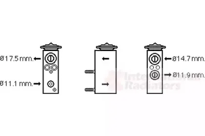 Расширительный клапан, кондиционер VAN WEZEL купить