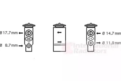 Расширительный клапан, кондиционер VAN WEZEL купить