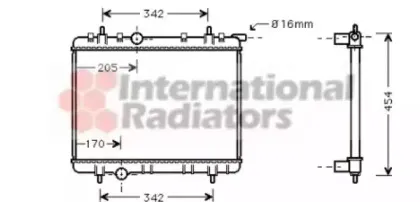Радиатор, охлаждение двигателя VAN WEZEL купить