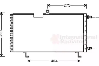 Конденсатор, кондиционер VAN WEZEL купить