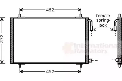 Конденсатор, кондиционер VAN WEZEL купить
