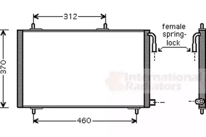 Конденсатор, кондиционер VAN WEZEL купить