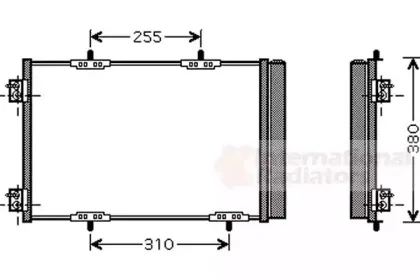 Конденсатор, кондиционер VAN WEZEL купить