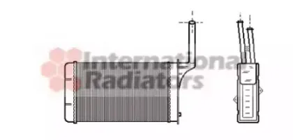 Теплообменник, отопление салона VAN WEZEL купить