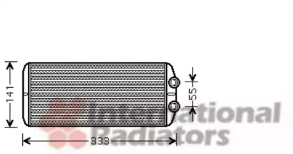 Теплообменник, отопление салона VAN WEZEL купить