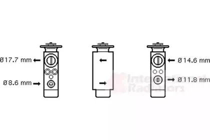 Расширительный клапан, кондиционер VAN WEZEL купить