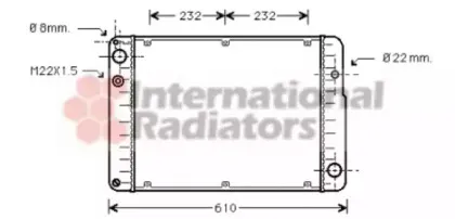 Радиатор, охлаждение двигателя VAN WEZEL купить