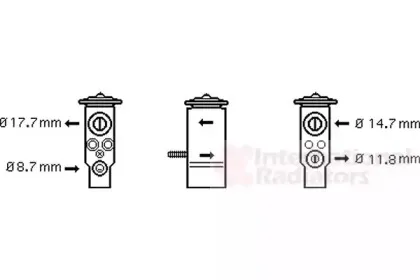 Расширительный клапан, кондиционер VAN WEZEL купить