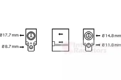 Расширительный клапан, кондиционер VAN WEZEL купить