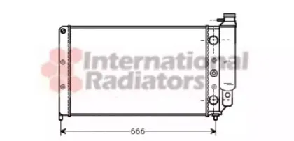 Радиатор, охлаждение двигателя VAN WEZEL купить