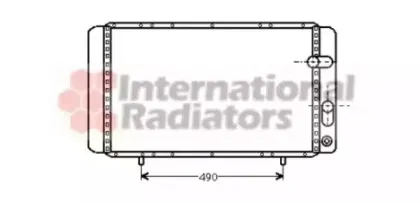 Радиатор, охлаждение двигателя VAN WEZEL купить