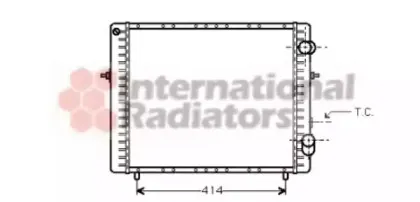 Радиатор, охлаждение двигателя VAN WEZEL купить