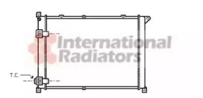 Радиатор, охлаждение двигателя VAN WEZEL купить