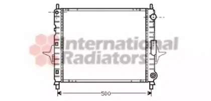 Радиатор, охлаждение двигателя VAN WEZEL купить