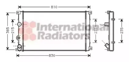 Радиатор, охлаждение двигателя VAN WEZEL купить