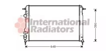 Радиатор, охлаждение двигателя VAN WEZEL купить