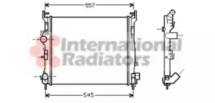 Радиатор, охлаждение двигателя VAN WEZEL купить