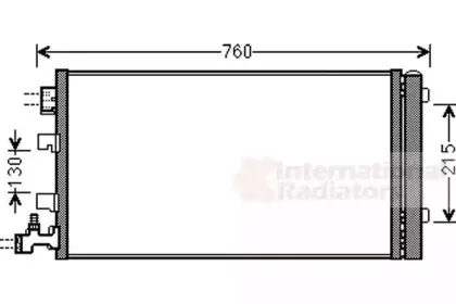 Конденсатор, кондиционер VAN WEZEL купить
