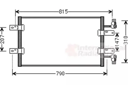 Конденсатор, кондиционер VAN WEZEL купить