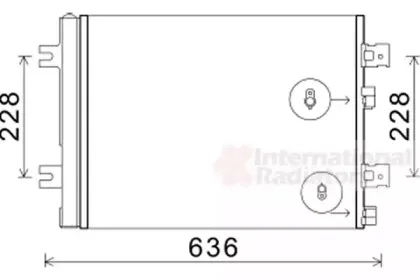 Конденсатор, кондиционер VAN WEZEL купить