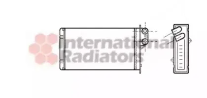 Теплообменник, отопление салона VAN WEZEL купить
