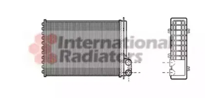 Теплообменник, отопление салона VAN WEZEL купить