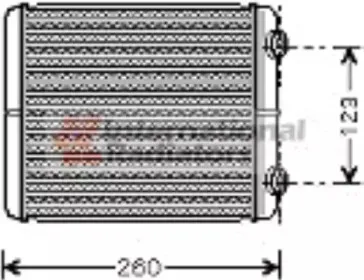 Теплообменник, отопление салона VAN WEZEL купить