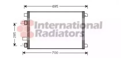 Конденсатор, кондиционер VAN WEZEL купить