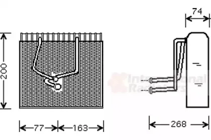 Испаритель, кондиционер VAN WEZEL купить