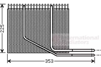 Испаритель, кондиционер VAN WEZEL купить