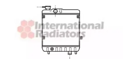 Радиатор, охлаждение двигателя VAN WEZEL купить