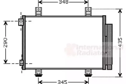 Конденсатор, кондиционер VAN WEZEL купить