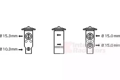 Расширительный клапан, кондиционер VAN WEZEL купить
